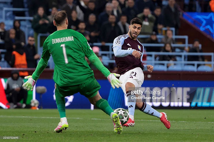 Pha cứu thua quan trọng của Gianluigi Donnarumma khi PSG đối đầu Aston Villa
