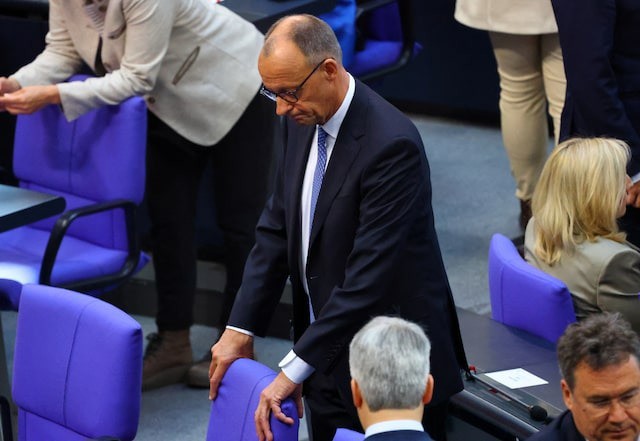 Ông Friedrich Merz, lãnh đạo đảng bảo thủ CDU/CSU của Đức. Ảnh: Reuters