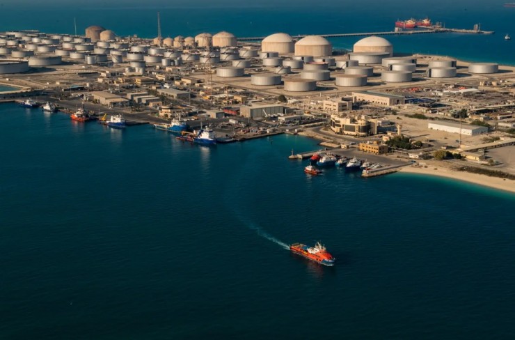 Cơ sở dầu khí của Tập đoàn năng lượng khổng lồ Saudi Aramco tại Dhahran, miền Đông Ả Rập Xê-út. Ảnh: NY Times