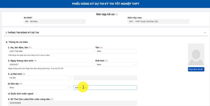 Cảnh báo chiêu lừa điều chỉnh đăng ký thi tốt nghiệp THPT - 1