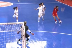 Video futsal nữ Việt Nam - Hong Kong (TQ): Thế trận áp đảo, mãn nhãn 4 bàn (VCK châu Á)