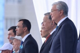 Tổng Bí thư Tô Lâm dự lễ duyệt binh mừng chiến thắng của Kazakhstan