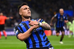 Inter khiến Barca nhận 2 bàn thua choáng váng: Lautaro Martinez hóa  " hung thần " 