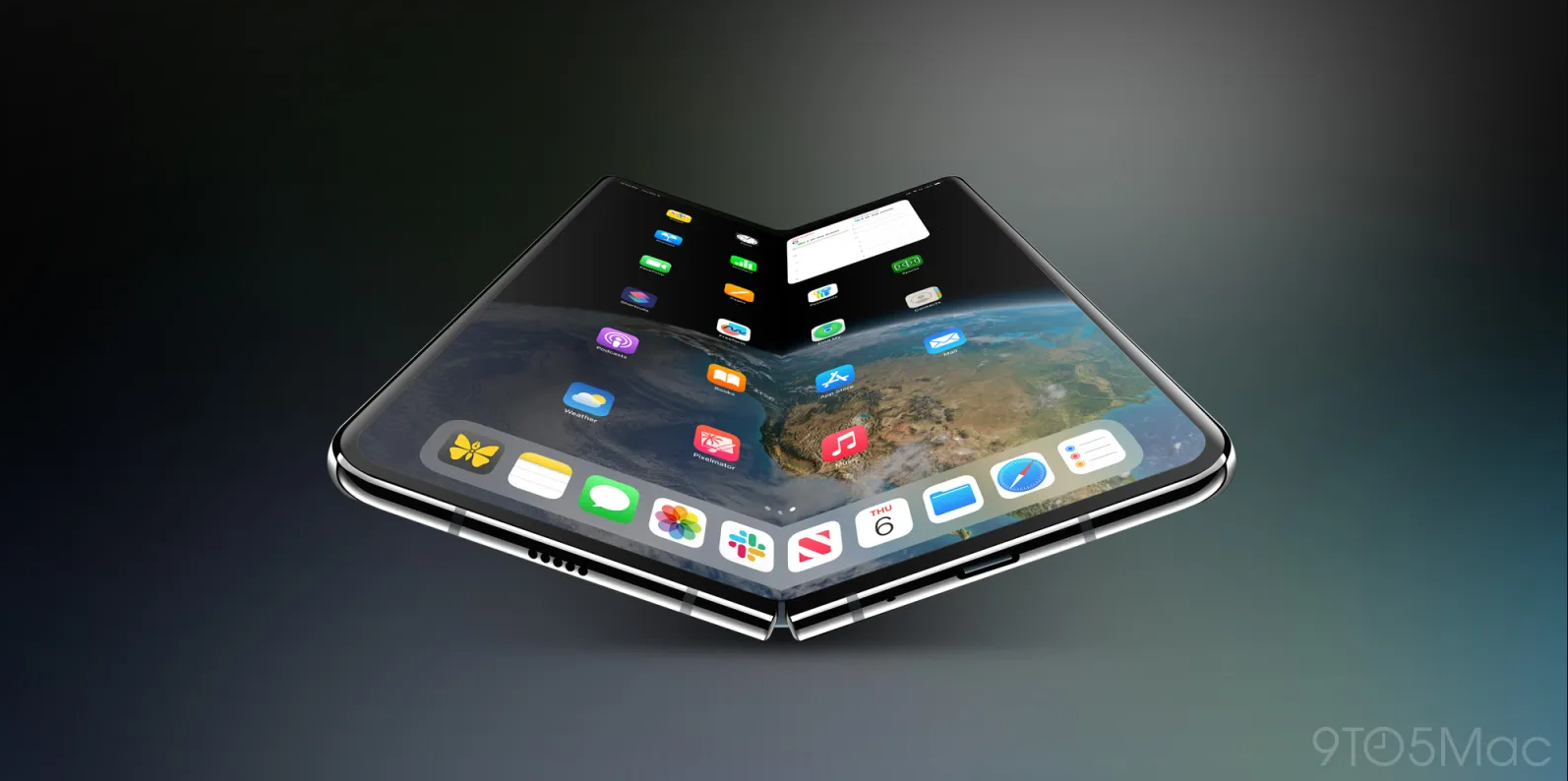 Ảnh concept iPhone Fold.