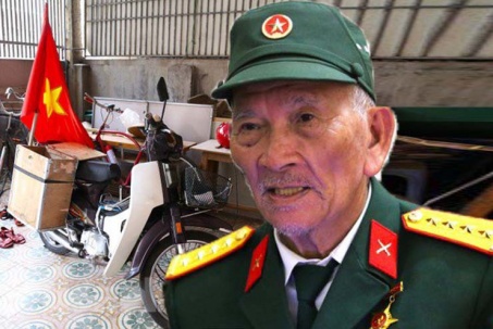 Cựu binh 76 tuổi chạy xe máy xuyên Việt xem lễ diễu binh 30/4: 'Tôi đã hoàn thành tâm nguyện'