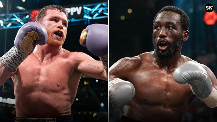 Canelo (bên trái) sẽ đối đầu Crawford