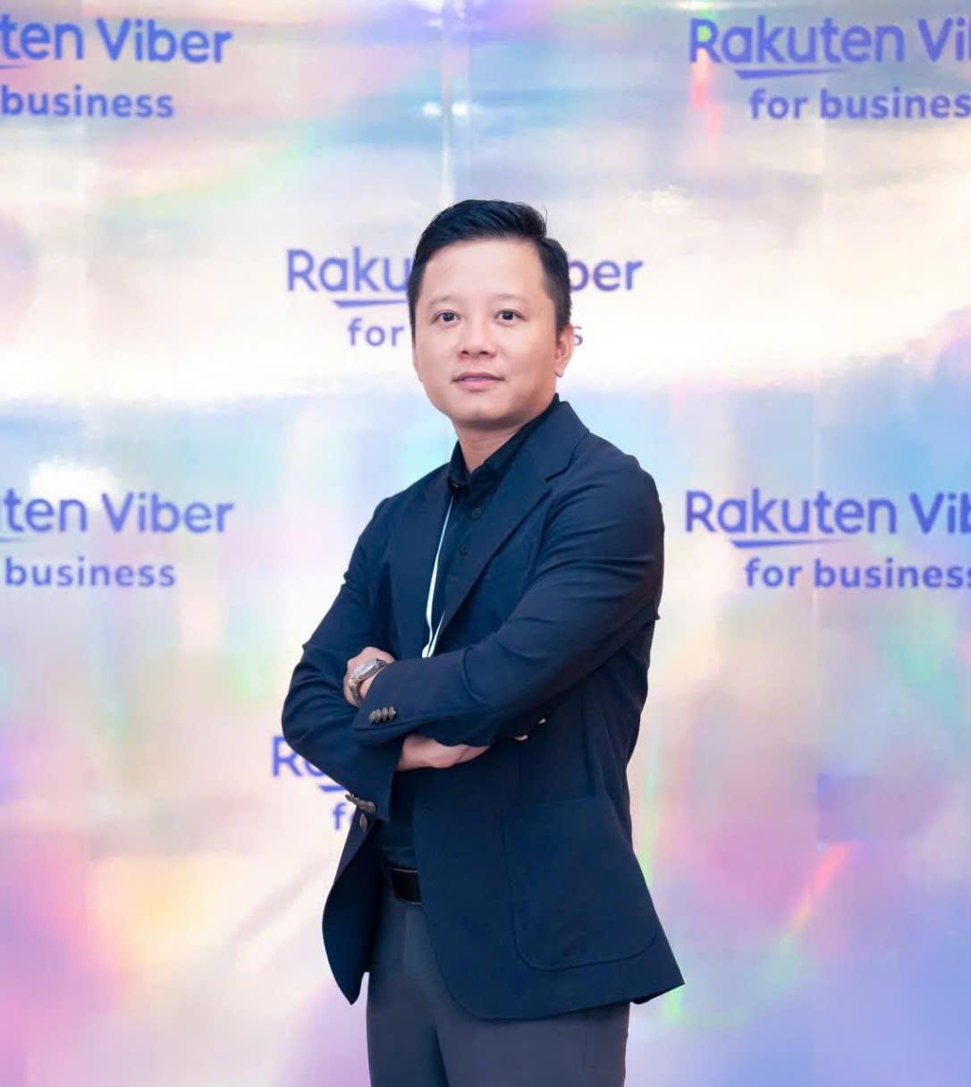 Anh David Hoàng, đại diện của Rakuten Viber tại Việt Nam.