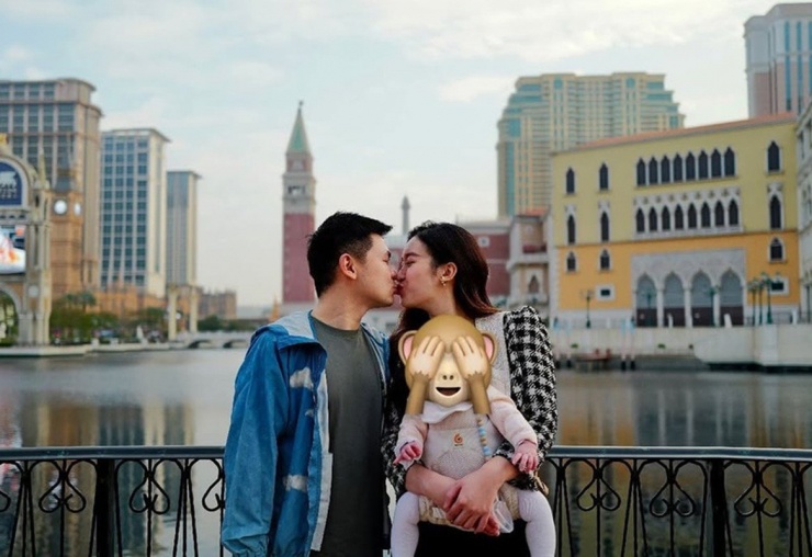 Hoa hậu Mỹ Linh sinh con gái đầu lòng vào năm 2023. Ảnh: Instagram Đỗ Vinh Quang.