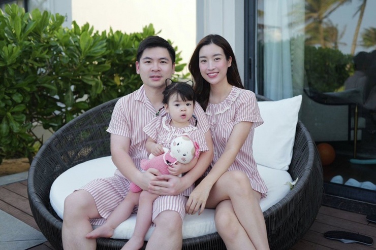 Ái nữ nhà nàng hậu được nhiều cư dân mạng yêu mến bởi vẻ ngoài đáng yêu. Ảnh: FB Đỗ Mỹ Linh.