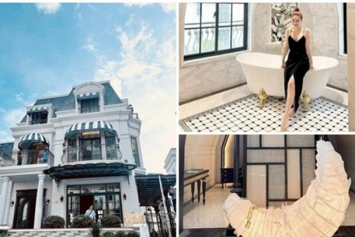 Toàn cảnh biệt thự 450m2 bề thế của Đoàn Di Băng