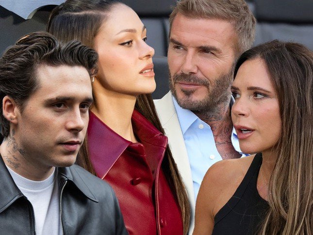 Nhiều thông tin trái chiều về mối quan hệ bất hòa của gia đình Beckham. Ảnh: TMZ.