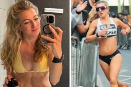 Mỹ nhân bị ghét vì quá đẹp, khán giả " ném đá " vì mặc bikini chạy marathon