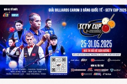 SCTV Cup 2025: Đại chiến Billiards Carom 3 băng – 500 triệu đồng cho nhà vô địch, siêu sao toàn cầu hội tụ