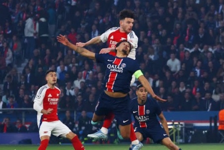 Trực tiếp bóng đá PSG - Arsenal: Rice, Martinelli suýt mở điểm (Cúp C1)