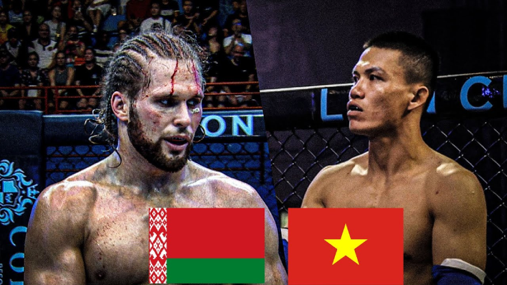 Phạm Công Minh (bên phải) không hề lép vế trước Zakhar (bên trái)
