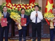 Chủ tịch nước Lương Cường trao quyết định bổ nhiệm 3 Phó Chủ nhiệm Văn phòng Chủ tịch nước