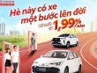 Sở hữu xế hộp Toyota với ưu đãi lãi suất từ 1,99%/năm