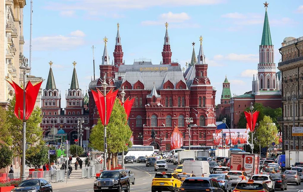Quảng trường Đỏ, thủ đô Moscow (Nga). Ảnh: TASS