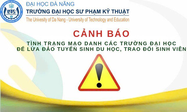 Các trường đã cảnh báo tình trạng mạo danh, lừa đảo.