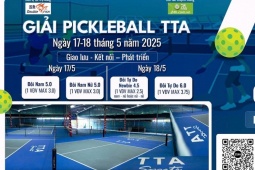 Mở cổng đăng ký giải Pickleball TTA 2025: Sân chơi chỉn chu và công bằng cho các tay vợt phong trào