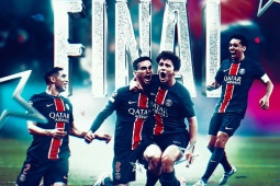 PSG sáng cửa đoạt  " cú ăn ba " : Sức trẻ bùng nổ, vượt cái bóng của Mbappe