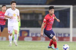 Video bóng đá Công an Hà Nội - Hà Tĩnh: Nguyễn Filip cứu thua, lỗi hẹn top 4 (V-League)