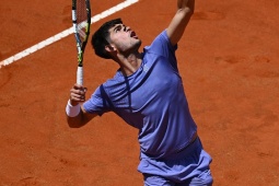 Video tennis Lajovic - Alcaraz: 83 phút áp đảo, 2 set như 1 (Rome Open)