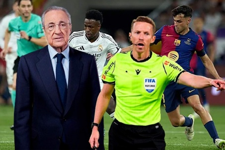 Biến căng Real Madrid công kích trọng tài bắt trận Siêu kinh điển với Barcelona