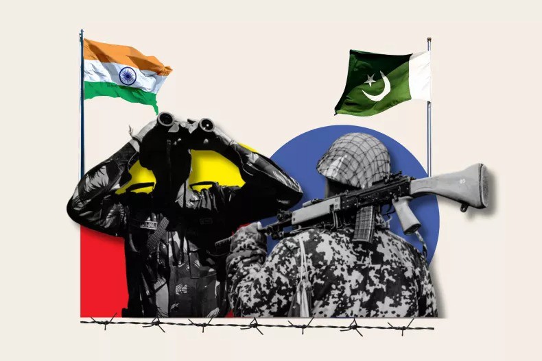 Ấn Độ và Pakistan không ít lần xảy ra giao tranh căng thẳng. Ảnh: Getty