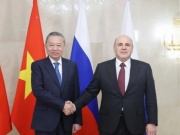Tin tức trong ngày - Tổng Bí thư Tô Lâm hội kiến với Thủ tướng Liên bang Nga Mikhail Mishustin