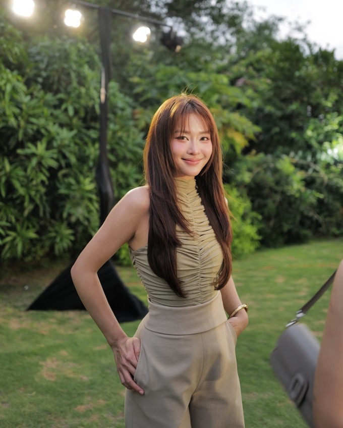 Diện mạo Khả Ngân khi tham gia sự kiện hôm 9/5.