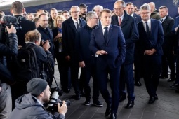 4 lãnh đạo hàng đầu châu Âu cùng xuất hiện ở Kiev gặp ông Zelensky