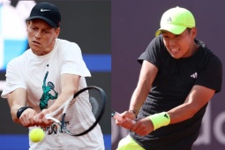 Trực tiếp tennis Rome Open ngày 4: Sinner tái xuất, sao gốc Việt Learner Tien gặp khó