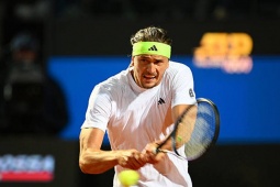 Video tennis Zverev - Ugo Carabelli: Ra quân thuận lợi (Rome Open)