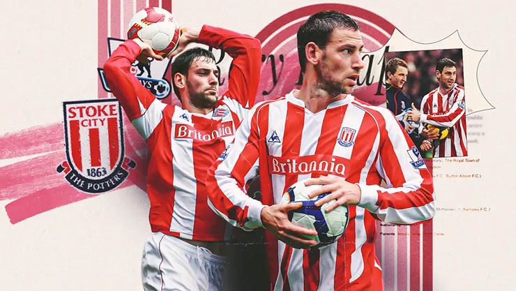 Rory Delap từng nổi danh nhờ những quả ném biên xa
