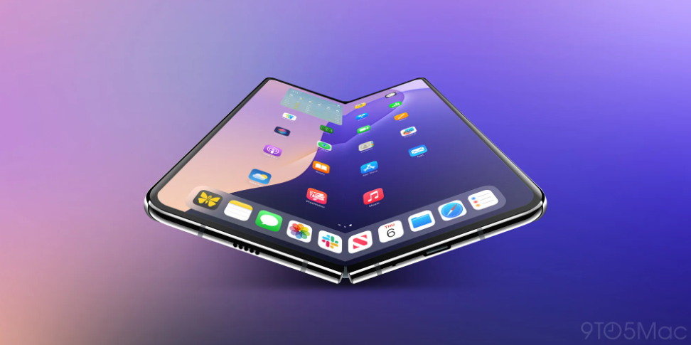 Ảnh concept iPhone Fold.