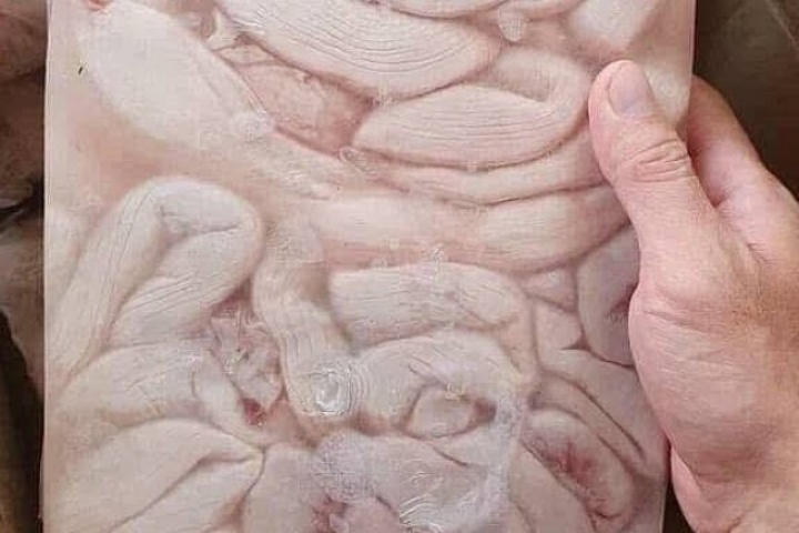 Nội tạng heo, bò bán tràn lan trên mạng giá siêu rẻ