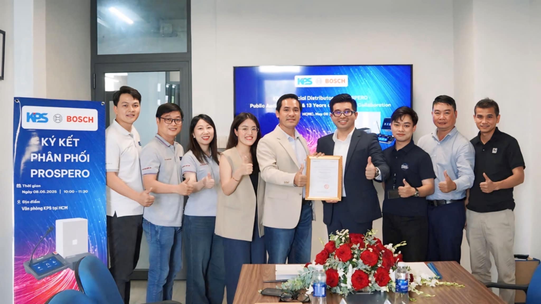 Bosch và KPS chính thức hoàn tất thỏa thuận hợp tác, hướng tới phát triển bền vững.