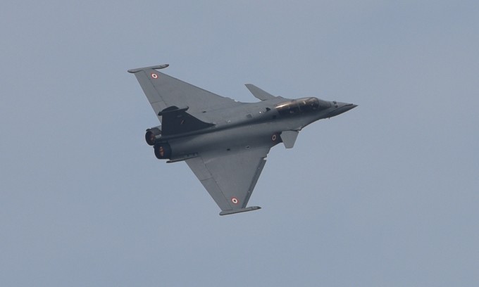 Tiêm kích Rafale của không quân Ấn Độ trong một cuộc diễn tập năm 2023. Ảnh: AFP