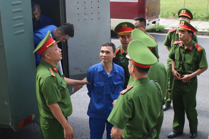 Bị cáo Lưu Anh Tuấn, Chủ tịch HĐQT Công ty CP Đất hiếm Việt Nam. Ảnh: Phạm Dự