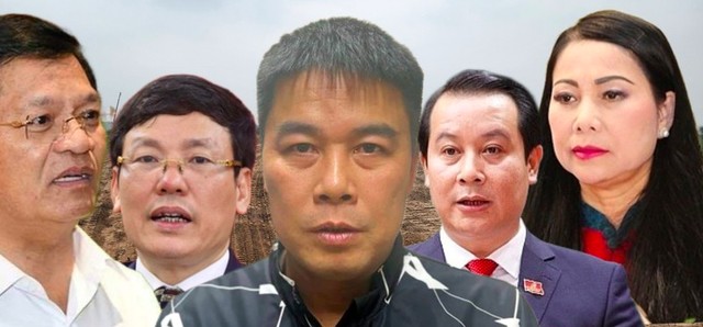 Nhiều cựu quan chức các tỉnh bị vướng vòng lao lý trong vụ án. Ảnh: I.T.