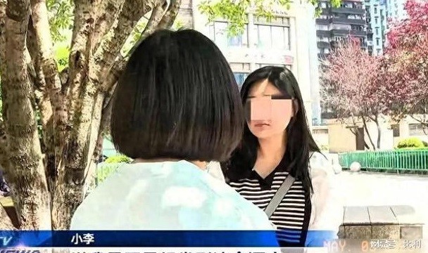 Cô Li kể tình cảnh của mình với đài truyền hình, khi bị nghi phản bội. Ảnh: 163.com