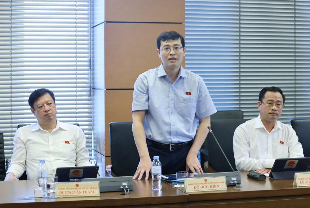 Đại biểu Quốc hội Đỗ Đức Hiển (đoàn TP.HCM). Ảnh: QH