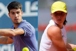 Alcaraz chiếm vị trí số 2 thế giới, Swiatek rớt khỏi top 3 (Bảng xếp hạng tennis 12/5)