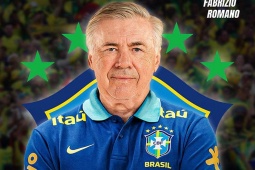 Nóng: HLV Ancelotti chính thức dẫn dắt ĐT Brazil, nhậm chức ngay trong tháng 5