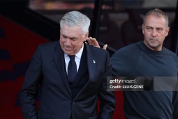 Bóng đá - Họp báo đại chiến Barcelona - Real Madrid: Flick phấn khích, Ancelotti tán dương Mbappe