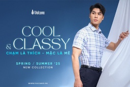 Vulcano ra mắt BST Xuân Hè 2025 “Cool & Classy”: Định nghĩa mới về khí chất quý ông hiện đại