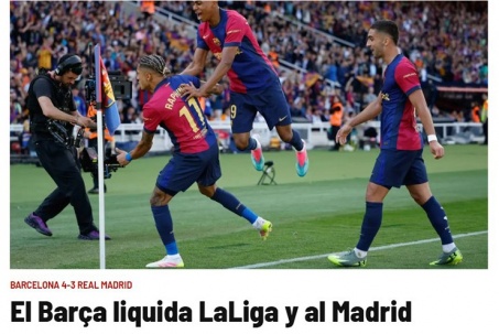 Barcelona "kết liễu" Real: Báo Tây Ban Nha ví như cái kết buồn cho Ancelotti