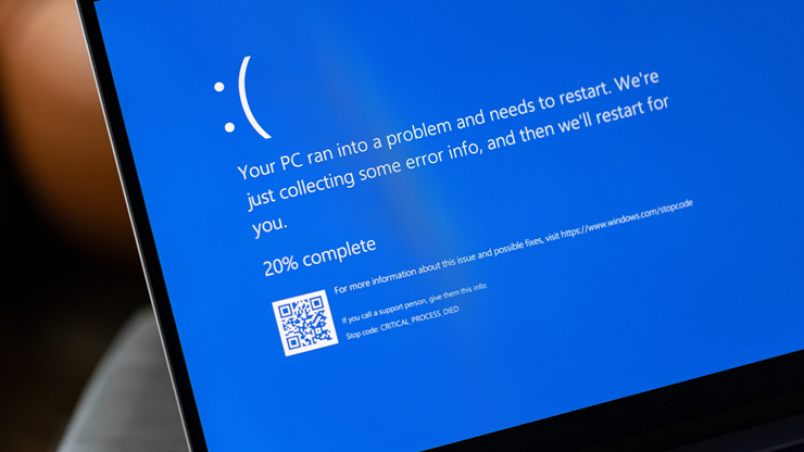 Nỗi ám ảnh mang tên "màn hình xanh chết chóc" trên hệ điều hành Windows.