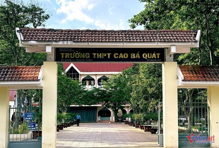 Trường THPT Cao Bá Quát. Ảnh: Hải Dương
